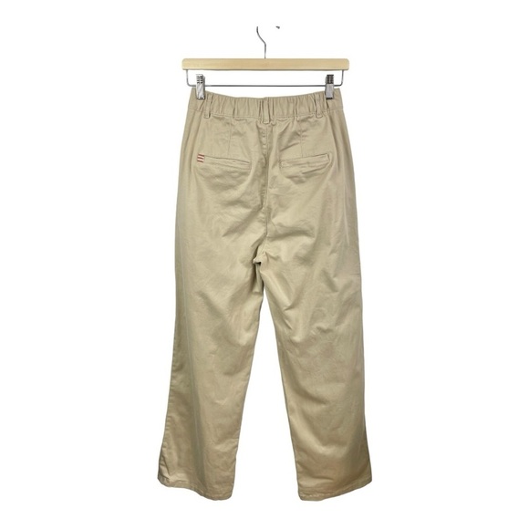 BDG Logan Tan Pleated High Waist Wide Leg Khaki Pants Size 2 - Picture 5 of 9